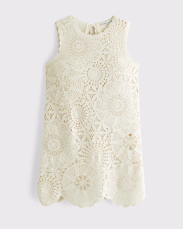 Women's Open-Back Crochet Mini Dress | Women's Dresses & Jumpsuits |  Abercrombie.com