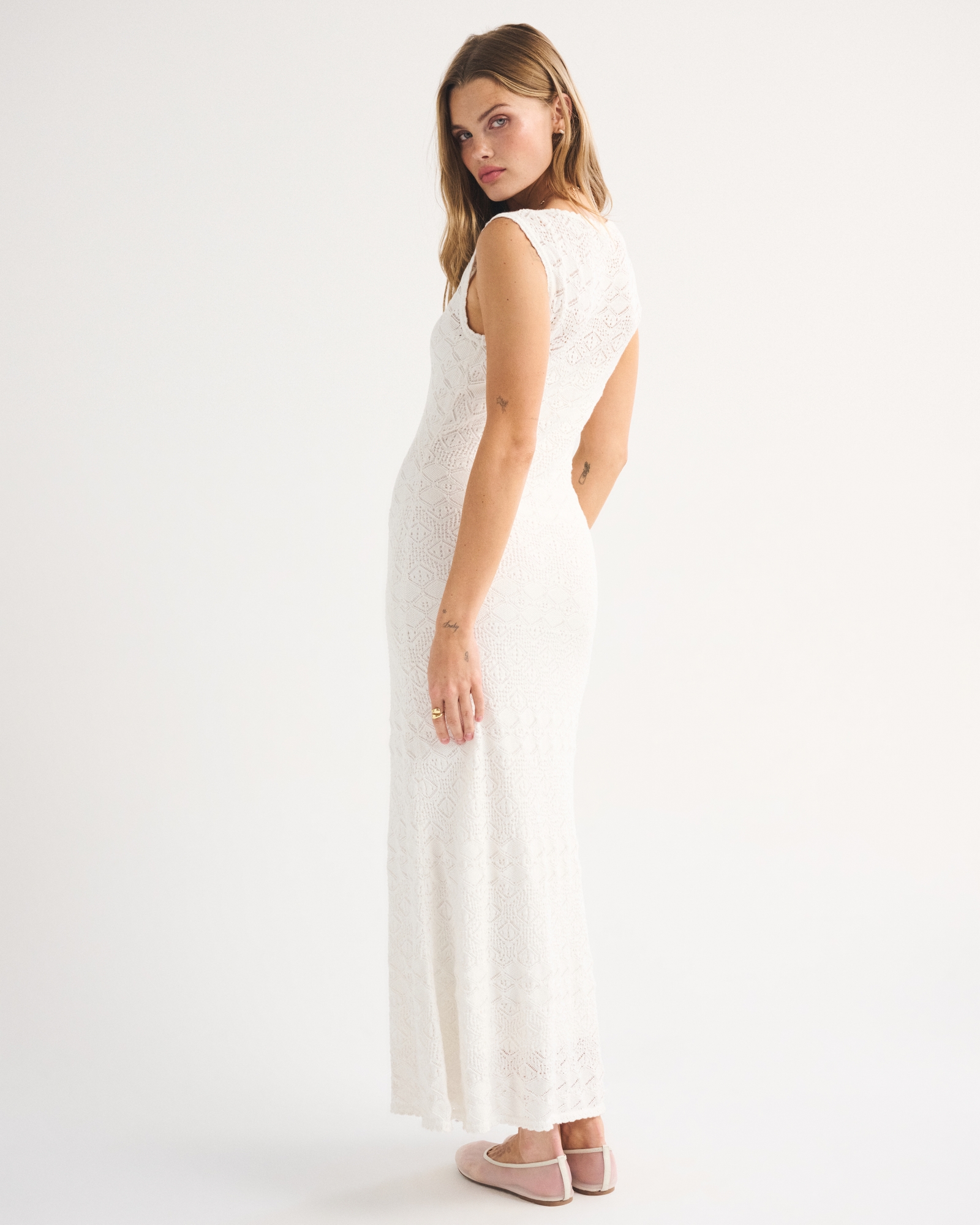 Abercrombie & Fitch Pointelle Maxi Dress | Arden Fair