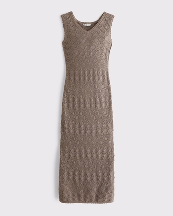 Pointelle Maxi Dress from Abercrombie & Fitch - $130