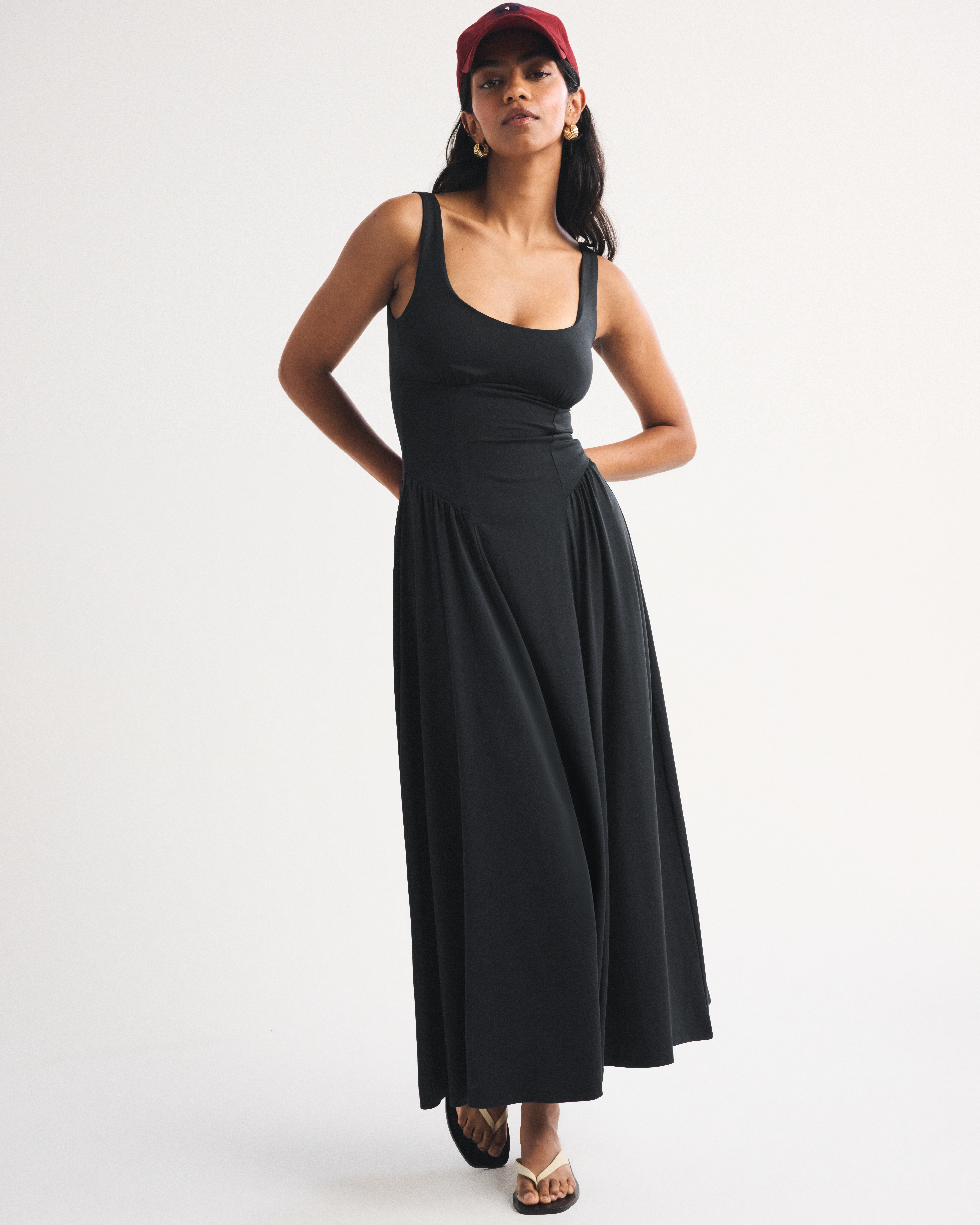 Женские платья Abercrombie & Fitch A&F Dylan Bra-Free Knit Midi Dress — фото 2