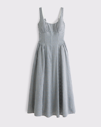 A&F Dylan Bra-Free Linen Midi Dress from Abercrombie & Fitch - $130
