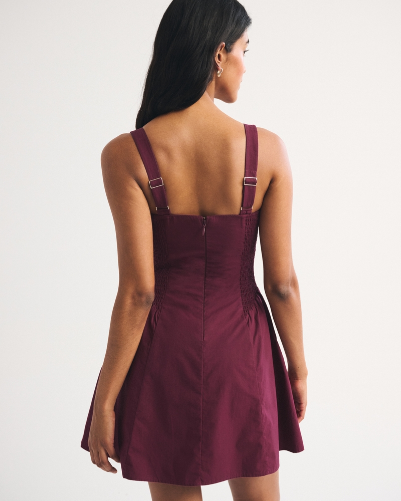 100% Cotton A&F Bra-Free Dylan Mini Dress - thumbnail 10