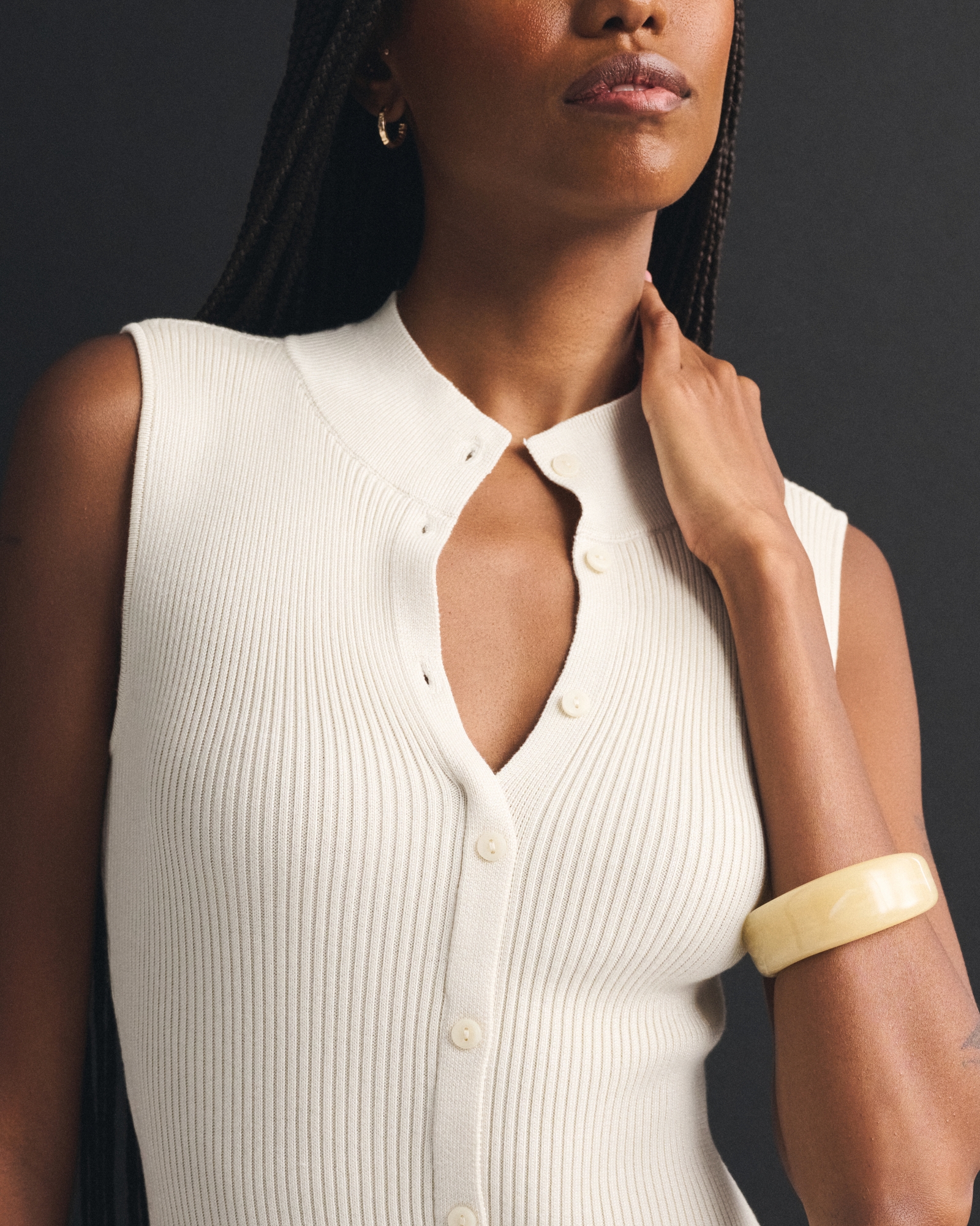 Mock Neck Midi Sweater Dress thumbnail 2