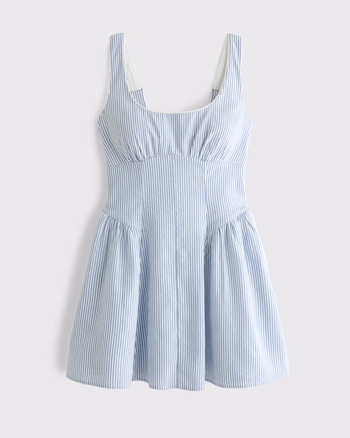 Linen-Blend A&F Dylan Bra-Free Mini Dress