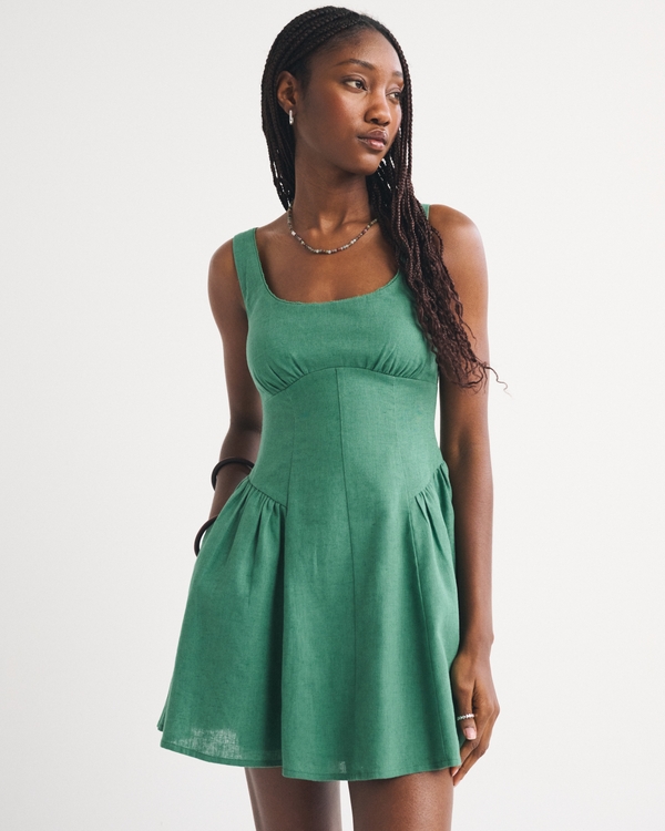 abercrombie green dress The A&F Julia Slip Cutout Maxi order at Zalando.pl Women's The A&F Giselle Strapless