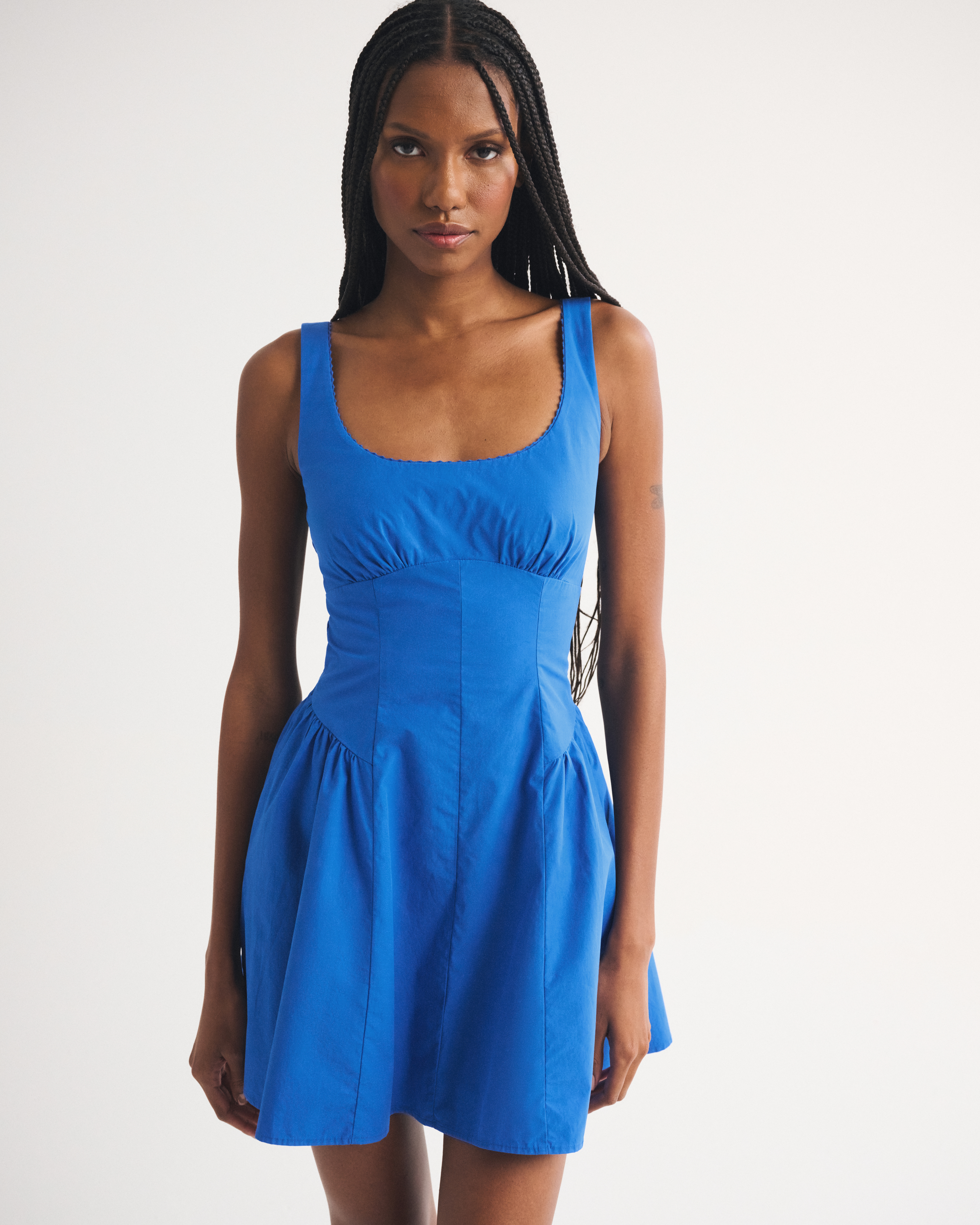 Женские платья Abercrombie & Fitch 100% Cotton A&F Bra-Free Dylan Mini Dress — фото 3