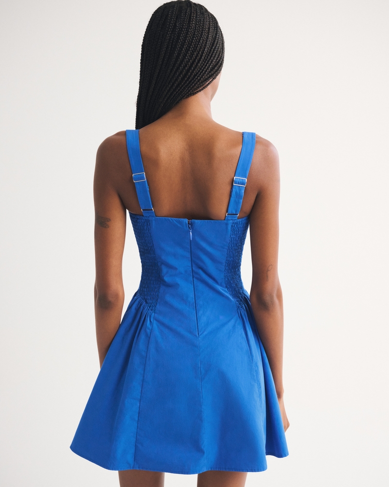 100% Cotton A&F Bra-Free Dylan Mini Dress - thumbnail 5