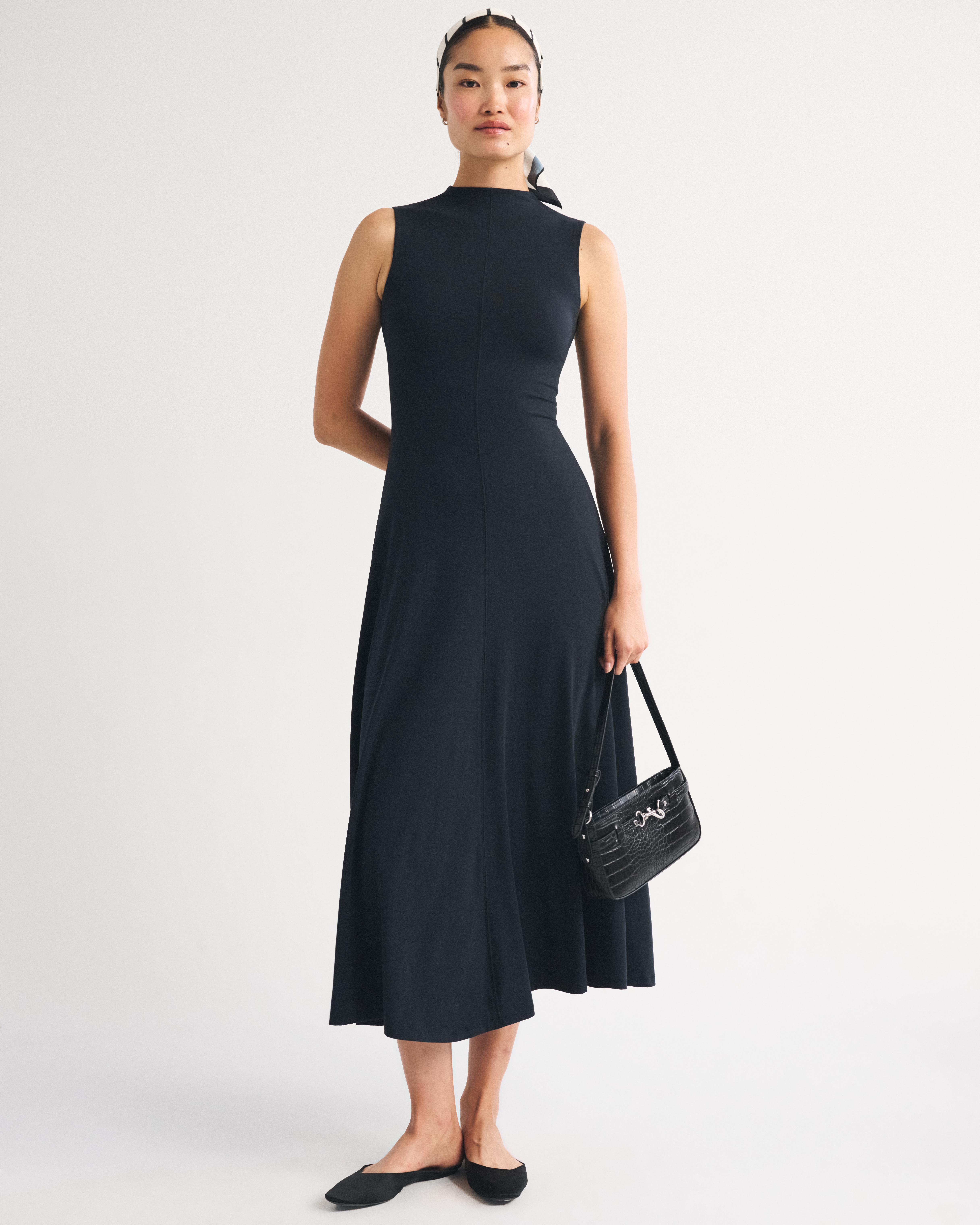 Женские платья Abercrombie & Fitch Mock Neck Knit Maxi Dress — фото 3