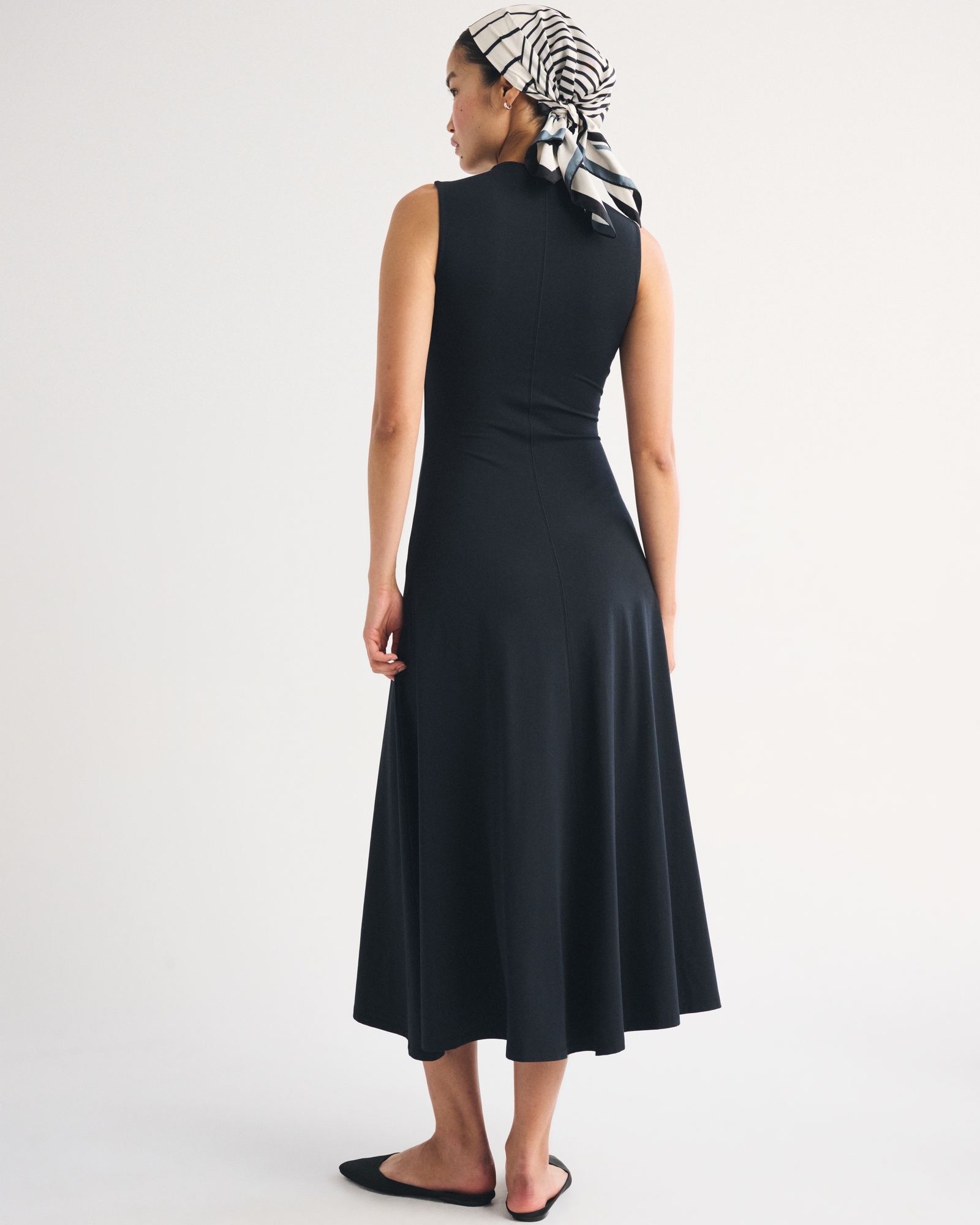 Mock Neck Knit Maxi Dress thumbnail 6
