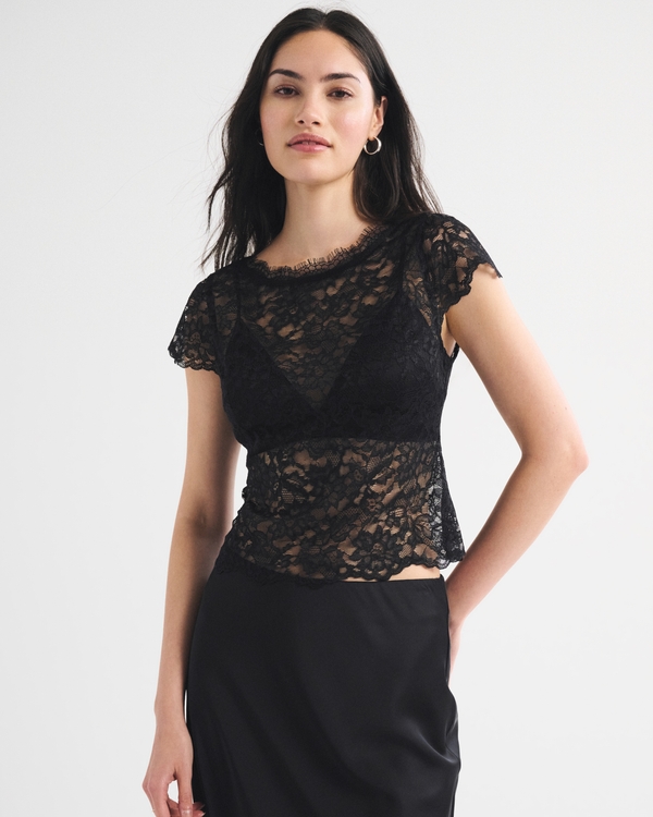 Bra-Free Lace Set Top