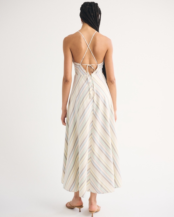 chevron halter maxi dress Chevron Print Halter Maxi Dress | Vacation Maxi Dress