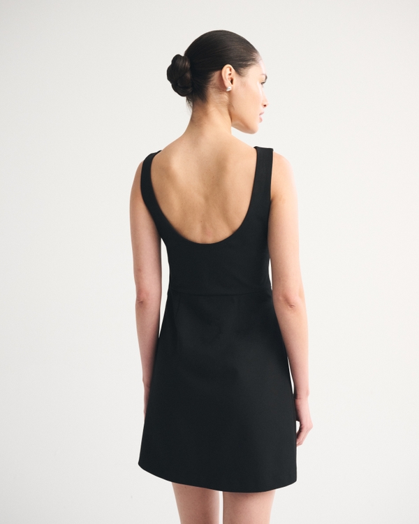 Bra-Free High-Neck Forme Mini Dress