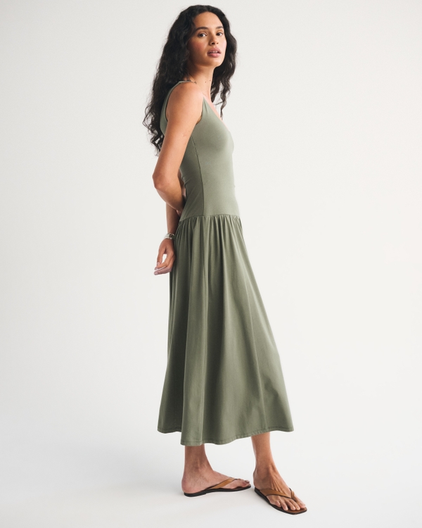 Bra-Free 2-in-1 Reversible Knit Maxi Dress