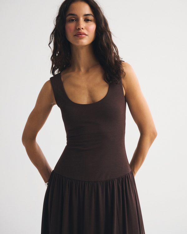 Bra-Free 2-in-1 Reversible Knit Maxi Dress