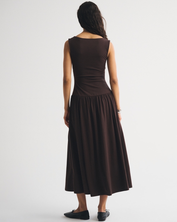 Bra-Free 2-in-1 Reversible Knit Maxi Dress