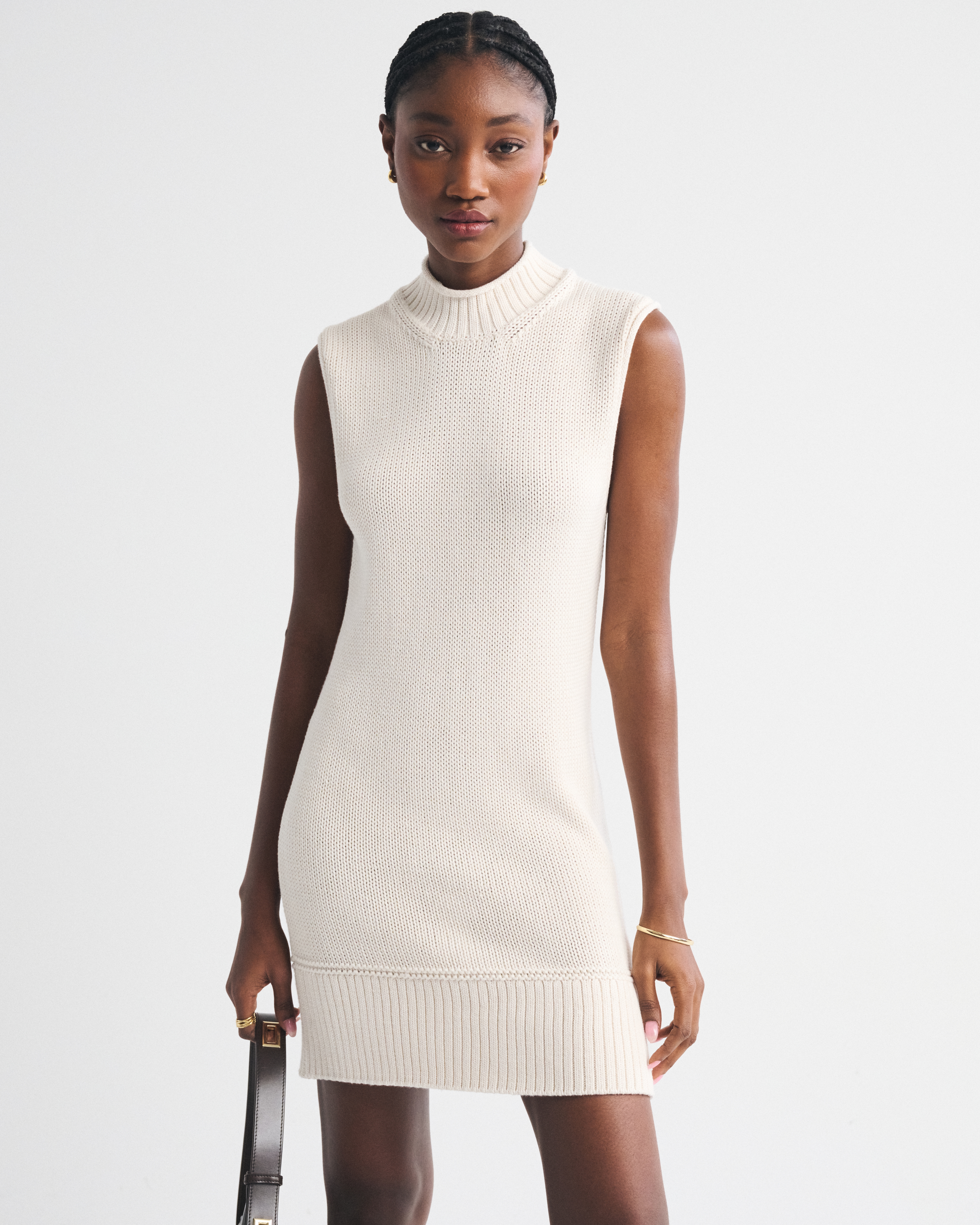 Женские платья Abercrombie & Fitch Rollneck Mini Sweater Dress — фото 2