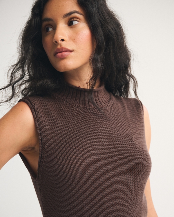 Rollneck Mini Sweater Dress