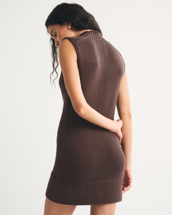Rollneck Mini Sweater Dress