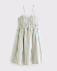 Smocked Sweetheart Mini Dress