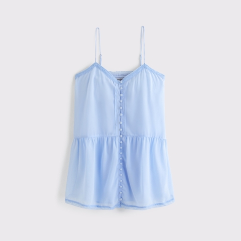 Женские платья Abercrombie & Fitch V-Neck Button Mini Dress