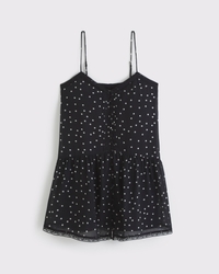 Minivestido con botones y escote V