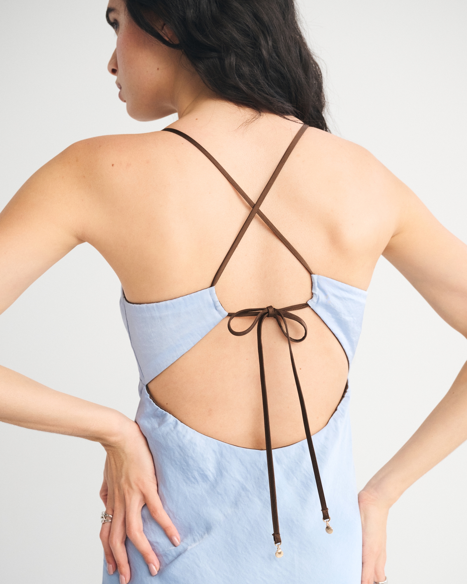 A&F Julia Reversible Slip Maxi Dress