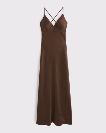 A&F Julia Reversible Slip Maxi Dress