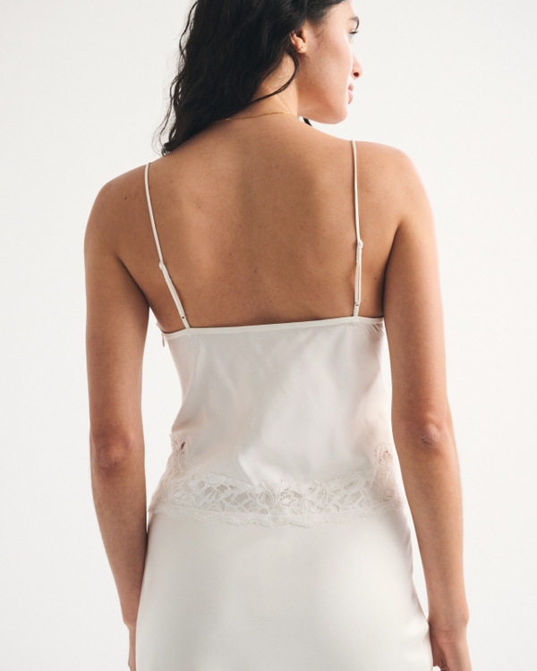 Bra-Free Lace-Pieced Set Top