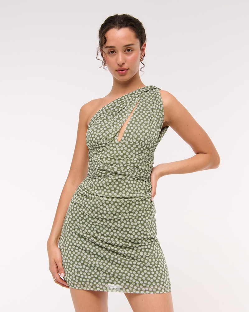 Mesh Multiway Knit Mini Dress