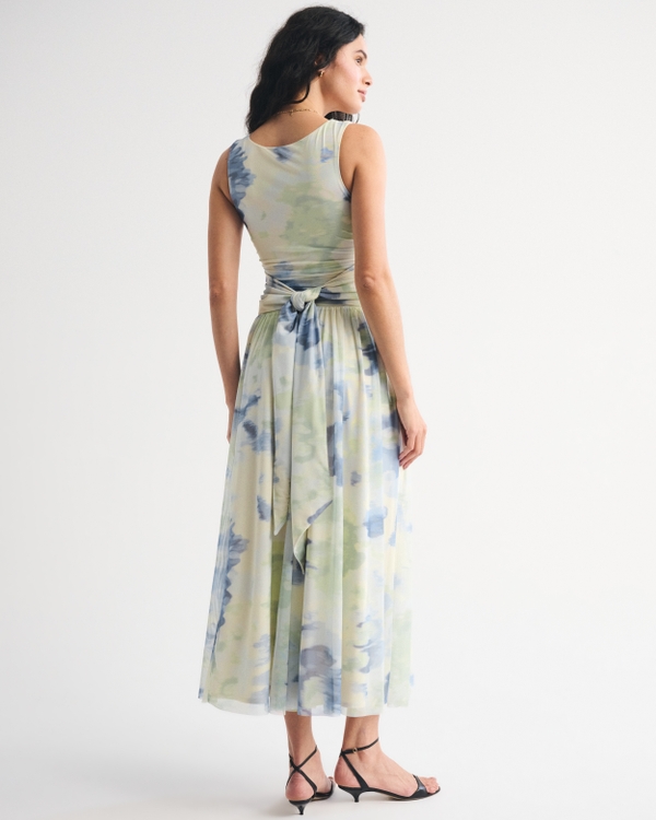 A&F Convertible Mesh Maxi Dress