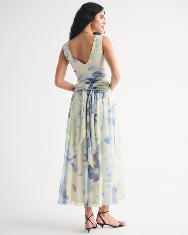abercrombie chiffon maxi dress Abercrombie & Fitch A&F Convertible Flowy Maxi Dress