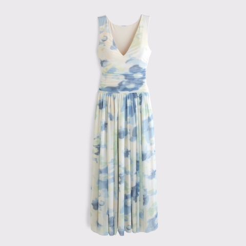 Женские платья Abercrombie & Fitch A&F Convertible Mesh Maxi Dress
