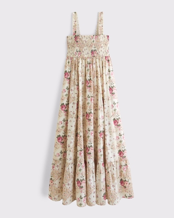 A&F Sydney Smocked Convertible Midi Dress from Abercrombie & Fitch - $99.99