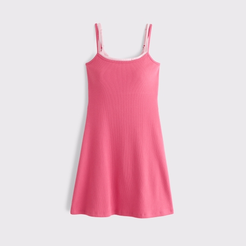 Женские платья Abercrombie & Fitch Bra-Free Rib Double-Layered 90s Cami Mini Dress