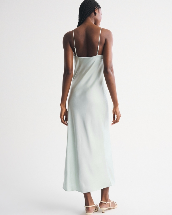 abercrombie sheer maxi dress Abercrombie & Fitch Bra-Free Flowy Sheer Maxi Dress