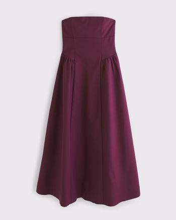 Bra-Free Dipped Waist Maxi Dress