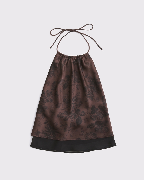 Open-Back Halter Set Top