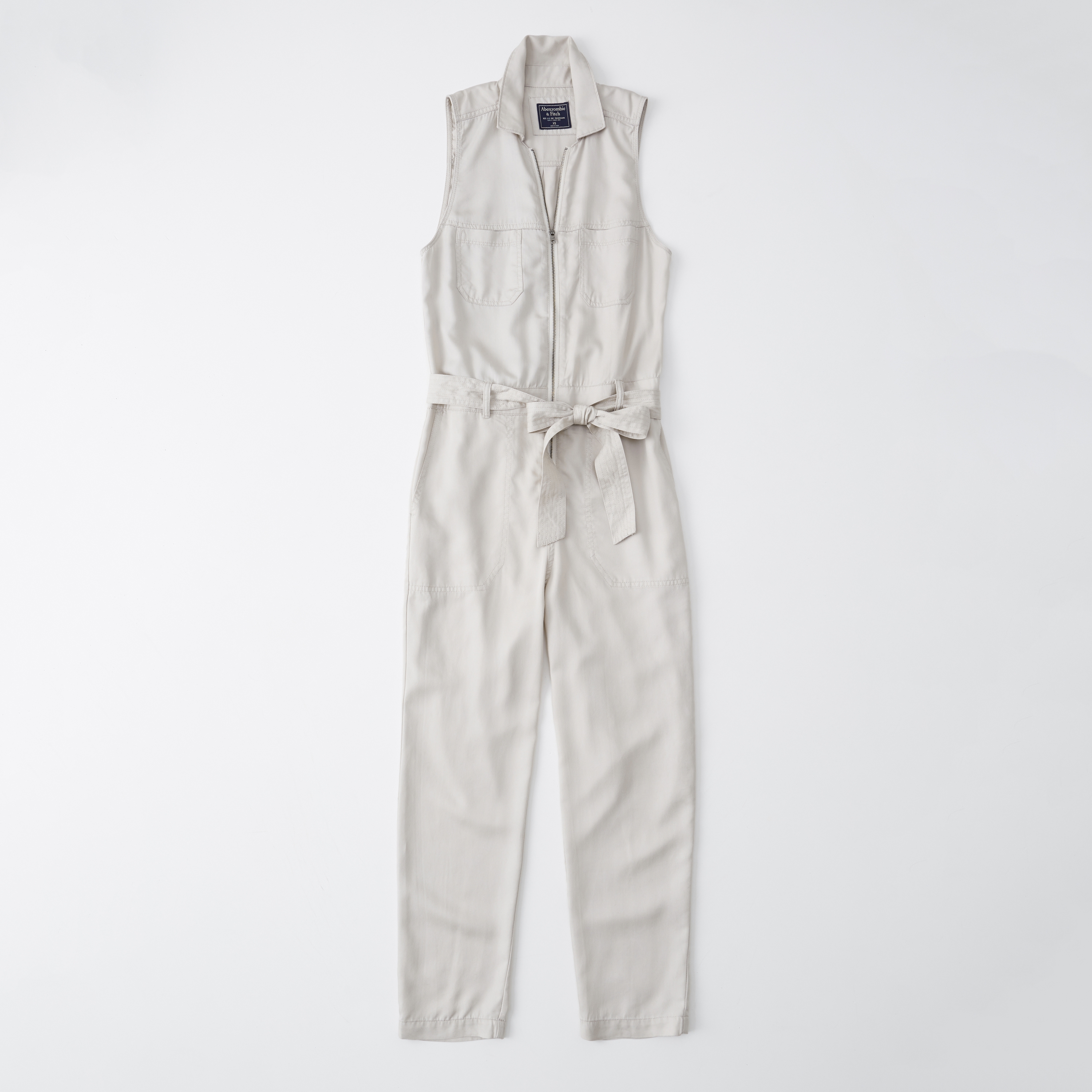 sleeveless utility jumpsuit