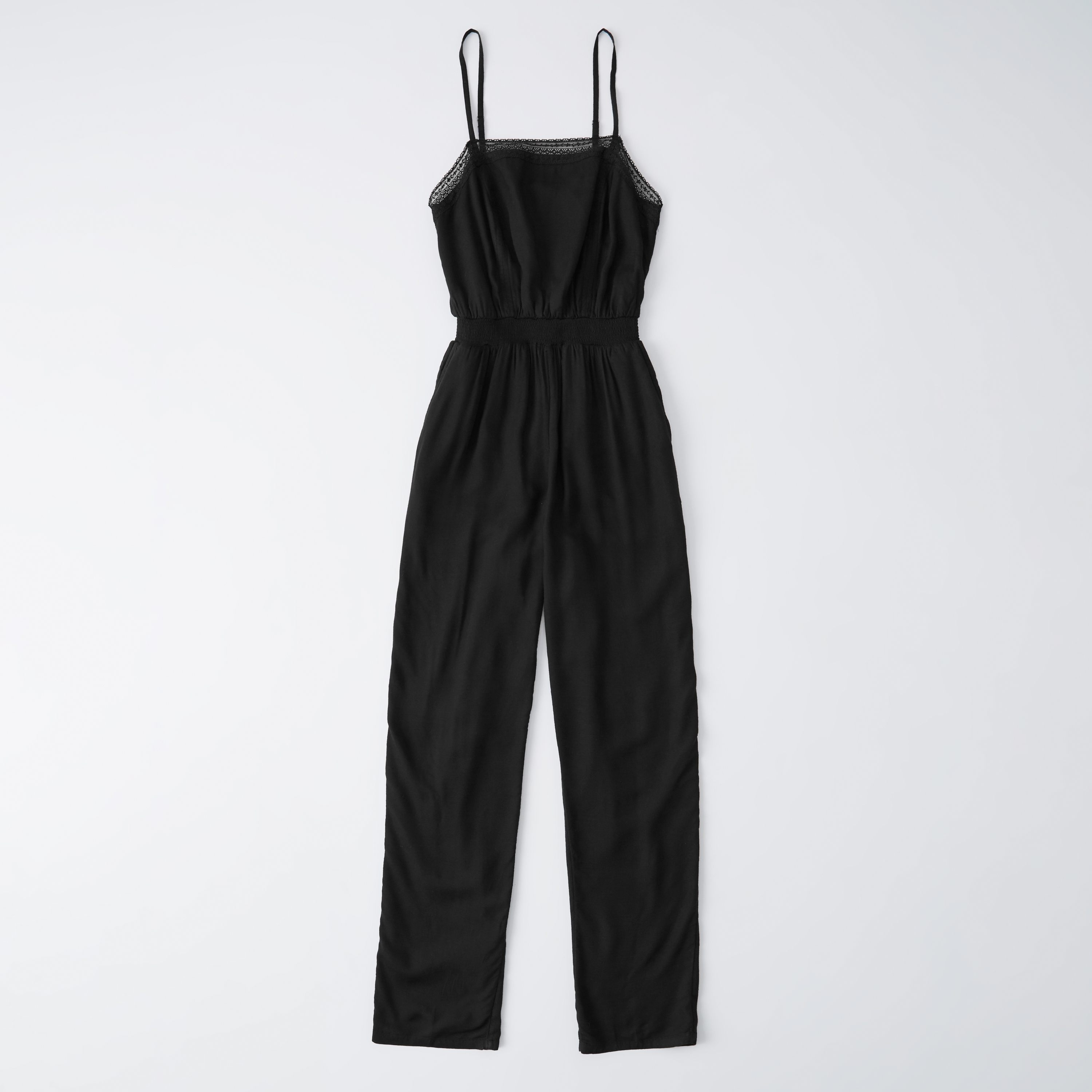 hollister black jumpsuit