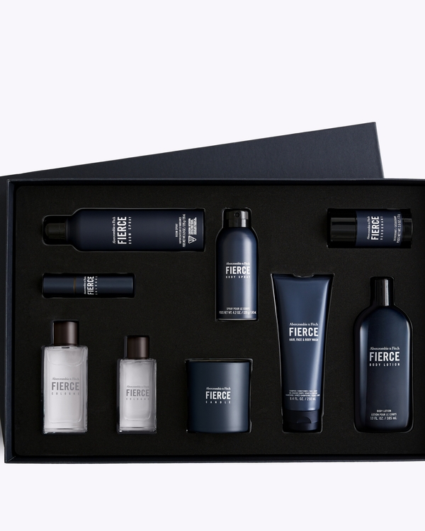 Men's Fierce Refillable Travel Gift Set, Men's Cologne & Body Care