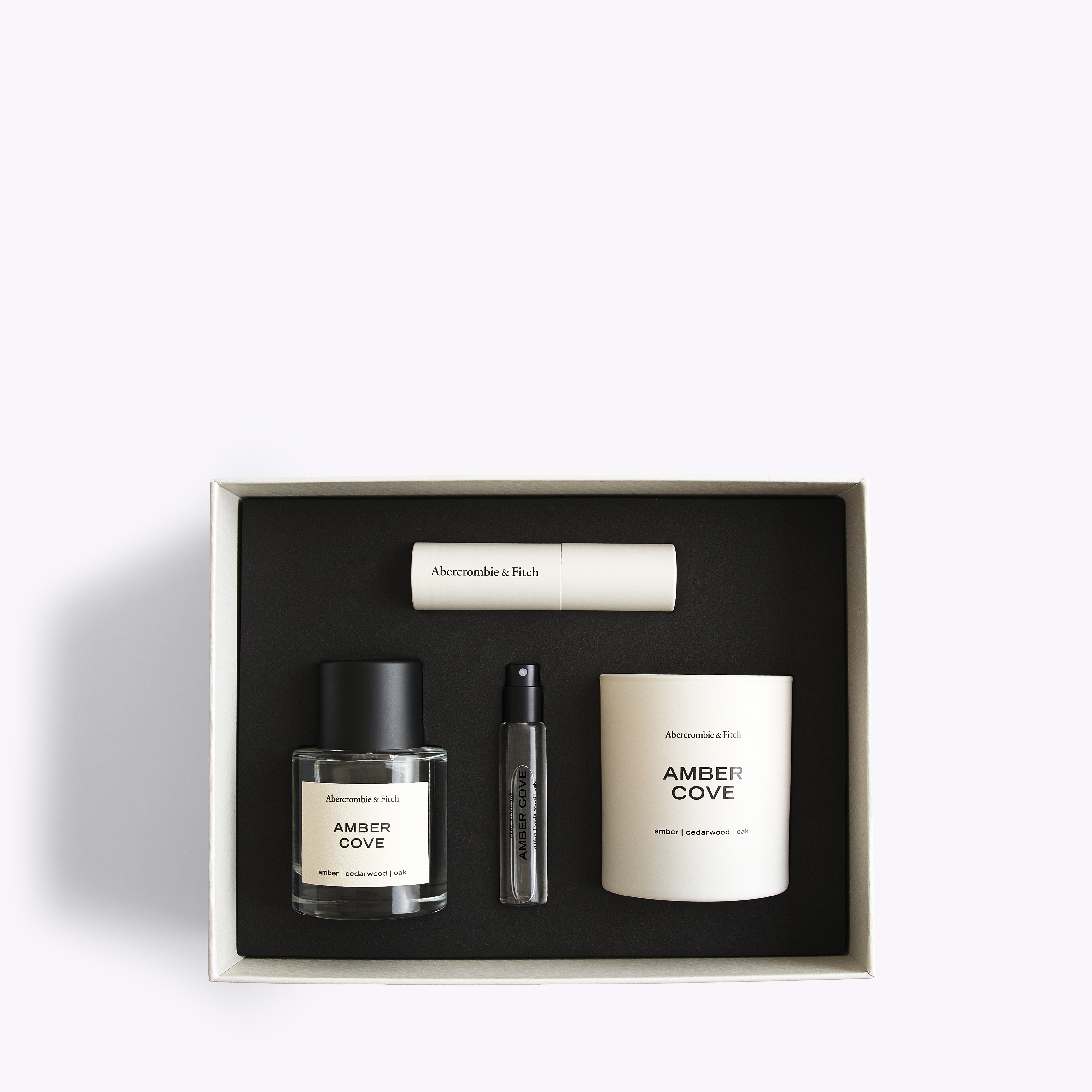 Abercrombie & Fitch Amber Cove Gift Set In Transparent
