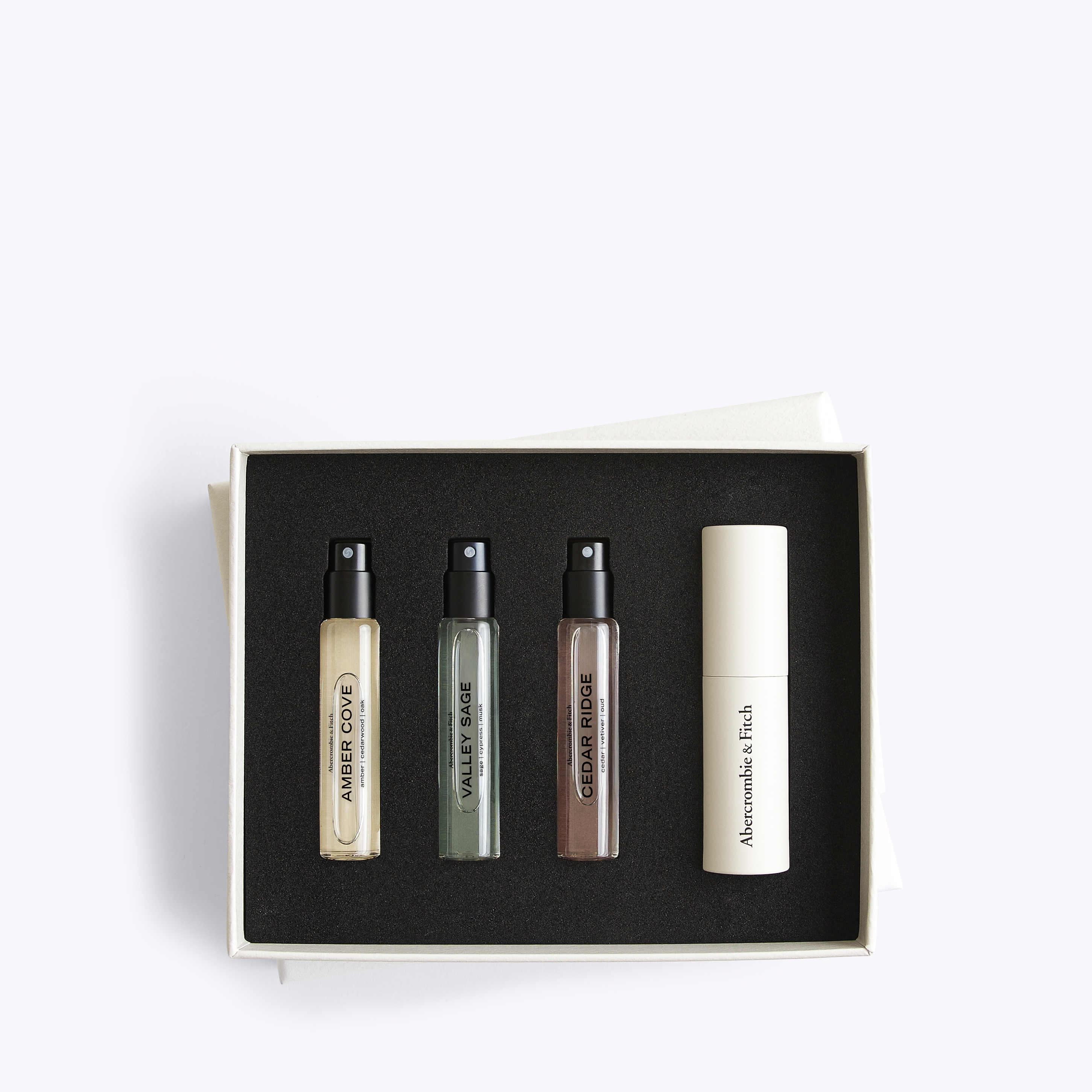 Abercrombie & Fitch Fragrance Suite Travel Set In Transparent