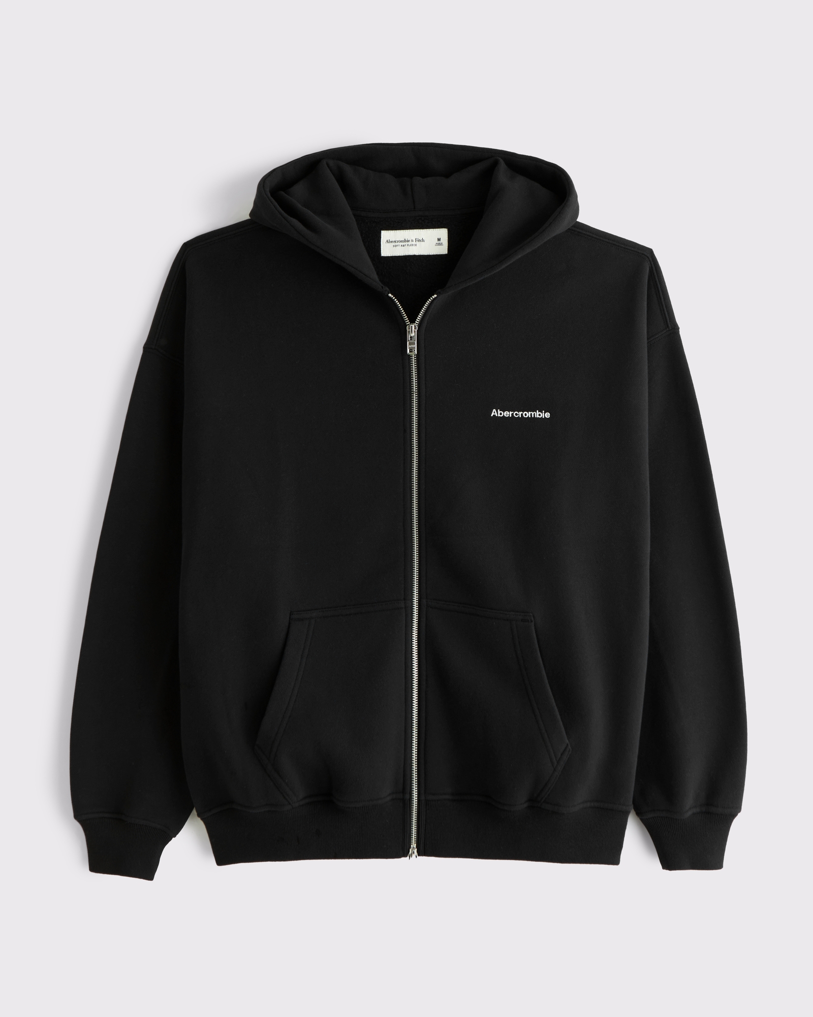 Men's Logo Full-Zip Hoodie | Men's Tops | Abercrombie.com