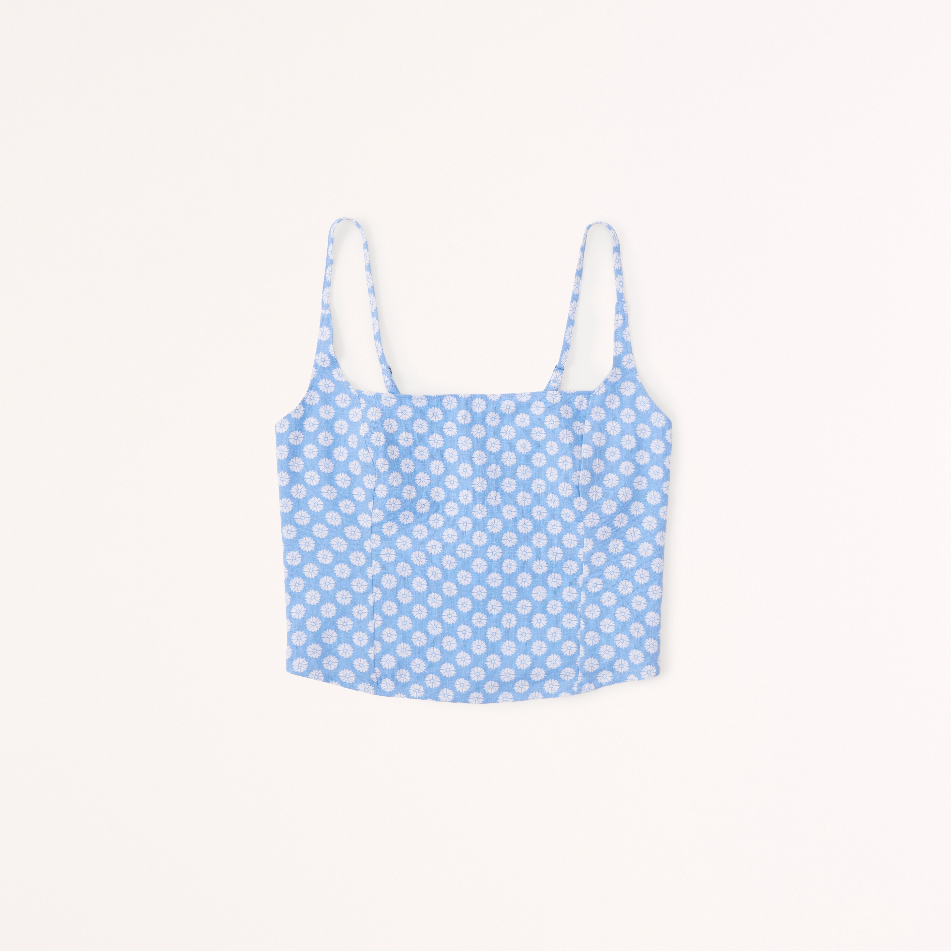 Cami Vintage Encolure Carrée Mauve - Taille M, Occasion Très Bon état