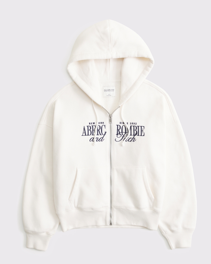 W*e様 FACT F LOGO HOODIE XXL Women's Logo Full-Zip Hoodie | Women's A&F Logo Shop