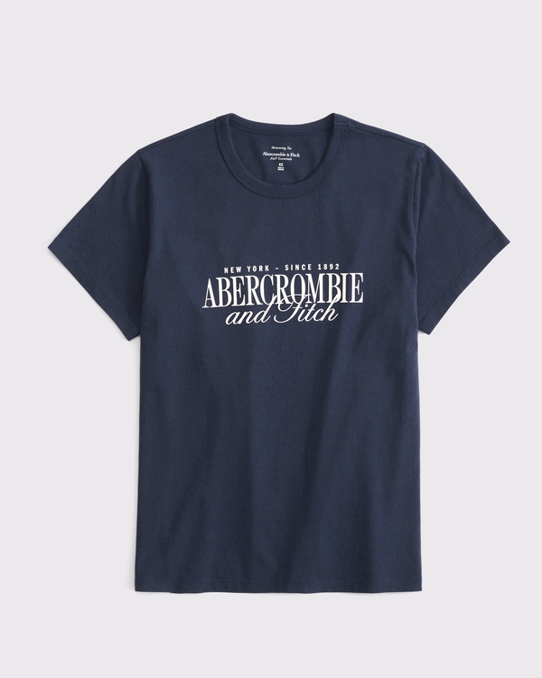 半袖 ロゴグラフィック スキミングTシャツ, Navy Dd view 1