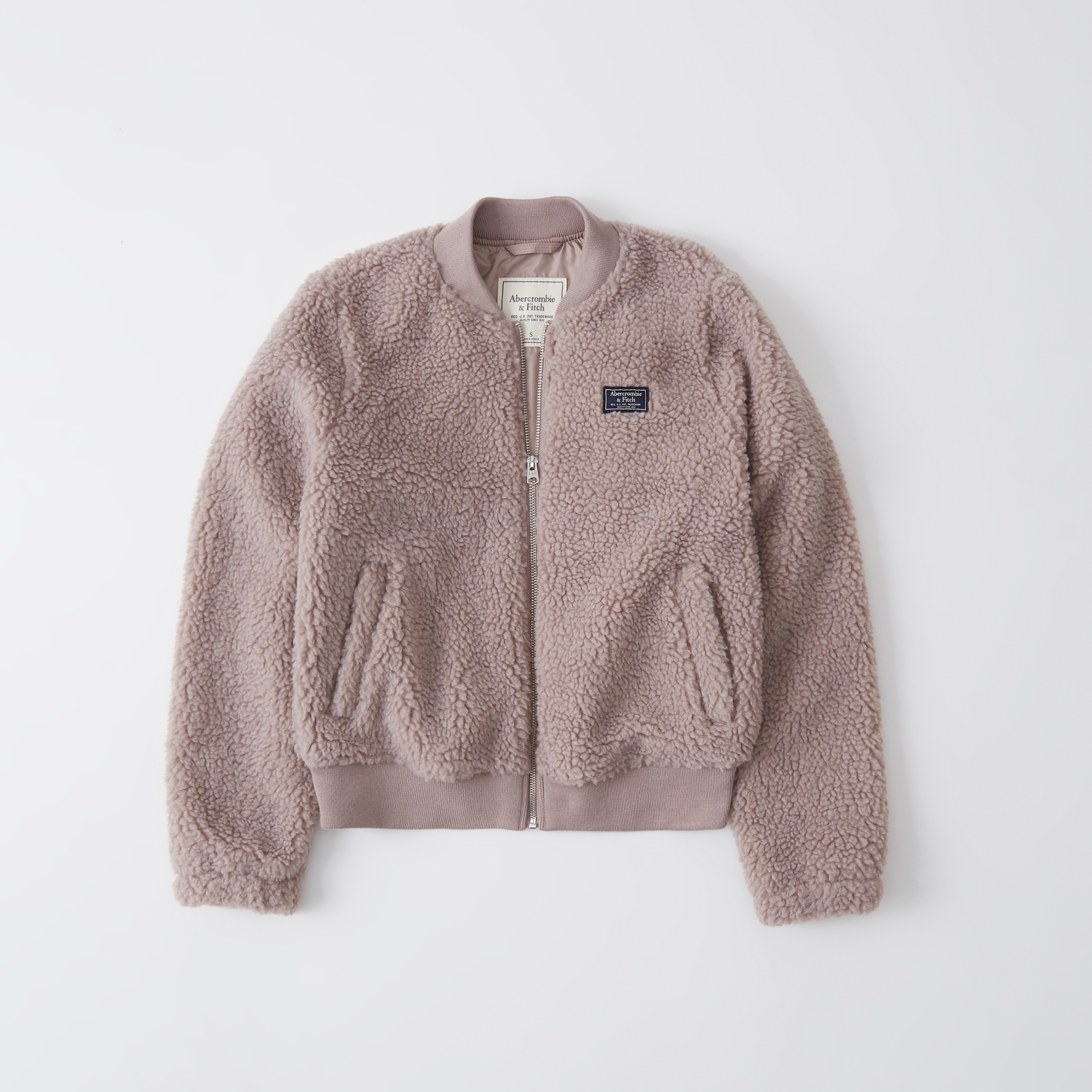 women's sherpa bomber jacket