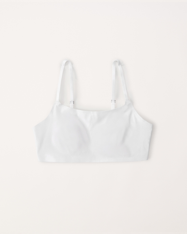 seamless bralette, White