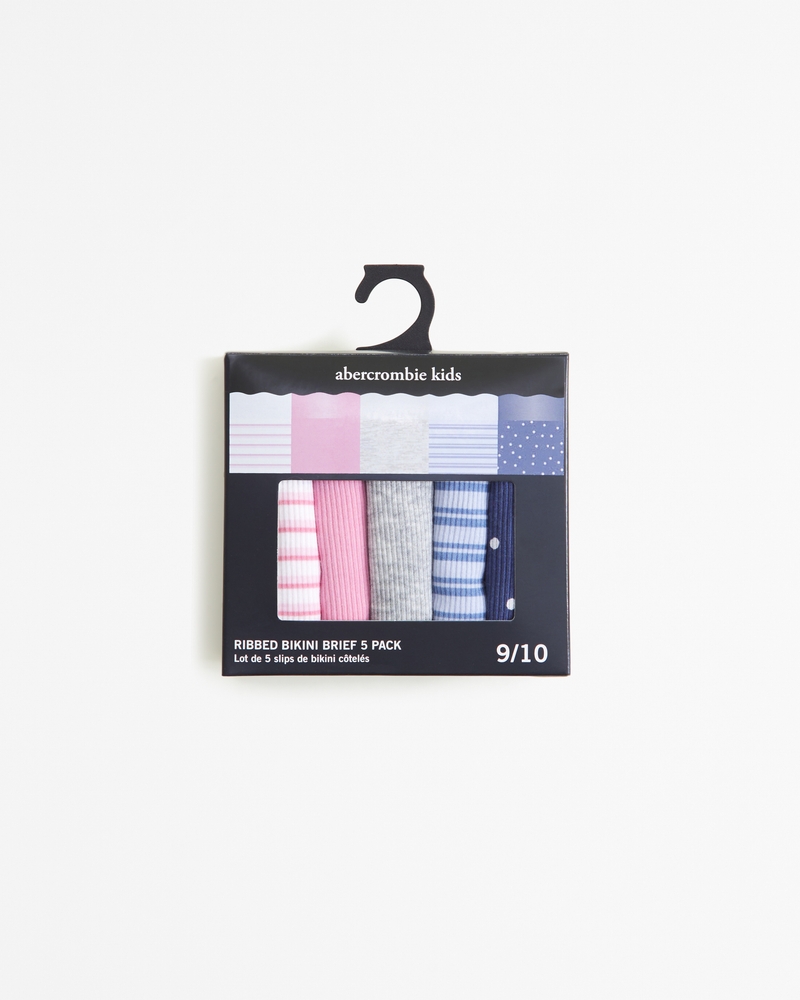 5-pack ribbed bikini briefs