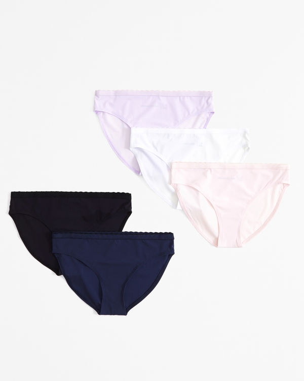 5-pack seamless bikini briefs, Light Pink